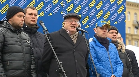 Жириновский  выступил против войны
