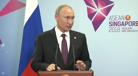 Пресс-конференция Владимира Путина в Сингапуре. Полное видео
