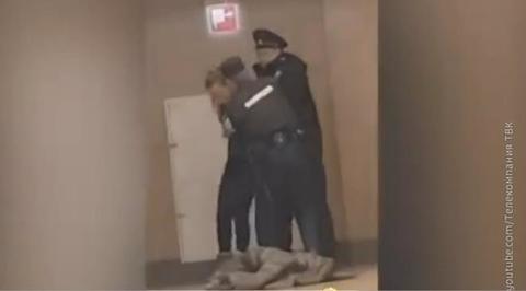 Красноярские полицейские с трудом справились с нетрезвой дамой