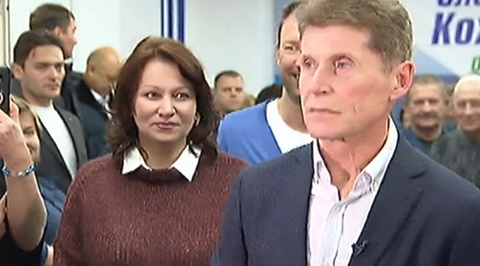 На выборах главы Приморья побеждает Олег Кожемяко