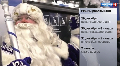 Новый год меняет схему движения в столице