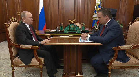 Владимир Путин встретился с губернатором Новгородской области