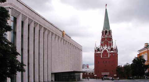 Кремлёвский дворец застраховали на 8 млрд рублей