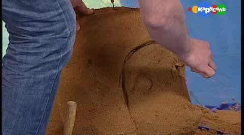 Скульптура из песка