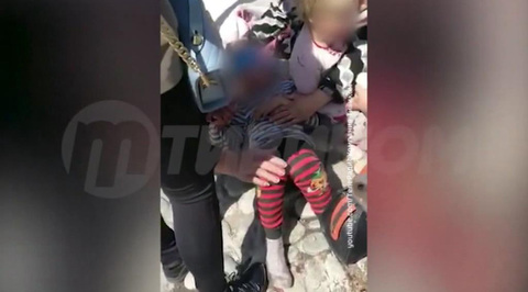 В Улан-Удэ ветром снесло детский батут, пятеро пострадали