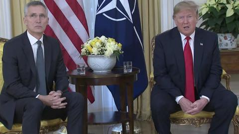 Трамп ответил на заявление Макрона о смерти мозга НАТО