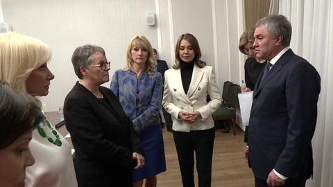 Володин и Матвиенко встретились с главой ПАСЕ