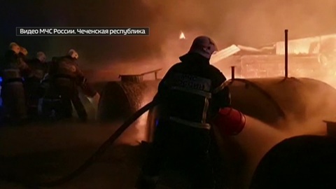 В Чечне чуть не взорвалась АЗС