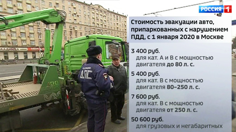 В Москве вырастет стоимость эвакуации авто на штрафстоянку
