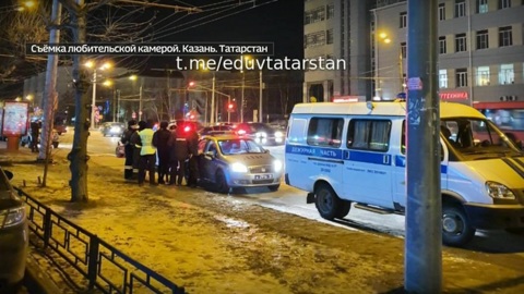 В Казани пьяный водитель протаранил несколько машин