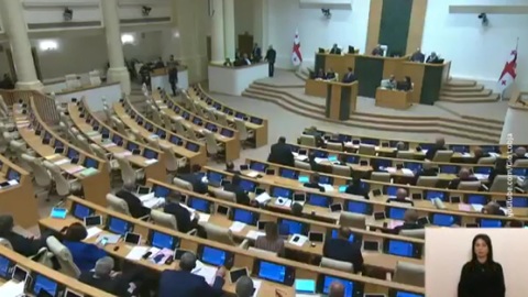 В грузинском парламенте внезапно включили гимн СССР