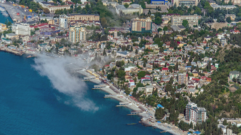 Побережье Чёрного моря максимально загружено из-за отдыхающих