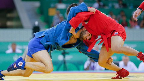 Спортсмены из России завоевали 6 золотых медалей в первый день чемпионата Европы по самбо