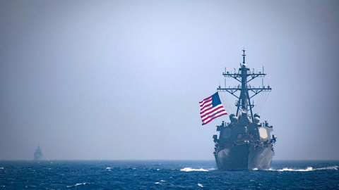 Российский корабль пресёк попытку эсминца США нарушить государственную границу