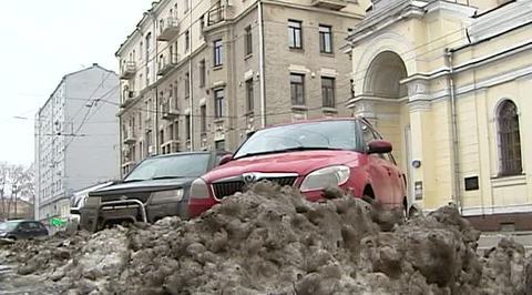 Оттепель в первый день зимы: к сугробам добавились лужи