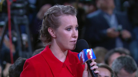 Ksenia Sobchak Can’t Figure Out if She’s a Candidate, a Journalist or Social Justice Warrior