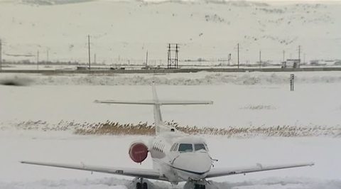 В Махачкале выросли метровые сугробы