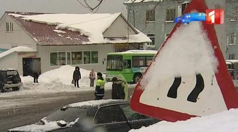 Авария на Камчатке: людей спас от смерти сугроб