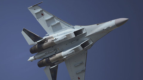 Три российских Су-35 сопроводили над Тихим океаном бомбардировщик США