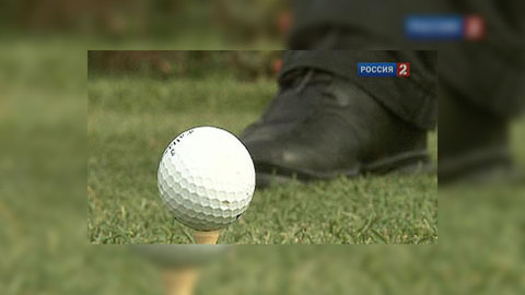 Российских гольфистов спугнула гроза