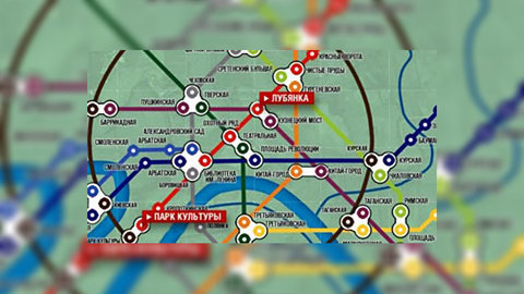 Московское метро опустело