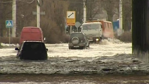 Калининград превратился в одну большую лужу