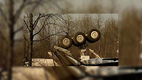 В Смоленске детали разбившегося самолёта стали объектом паломничества