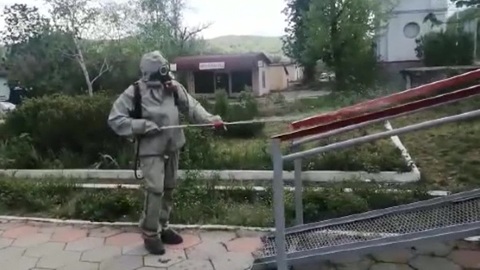 В России продолжается дезинфекция транспортных объектов и соцучреждений