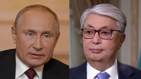 Путин и Токаев обсудили поставки "Спутника V" в Казахстан