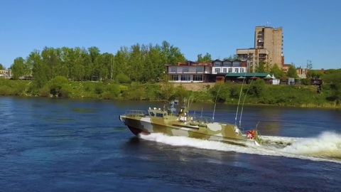 На Неве начались испытания двух новейших патрульных катеров
