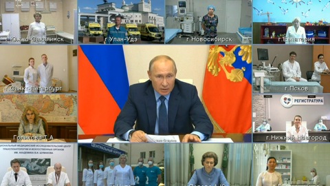 Путин: правительство неплохо показало себя в острой фазе пандемии