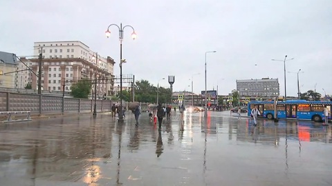 "Желтый" уровень погодной опасности объявлен в Москве 8 апреля