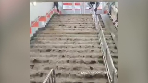 По "Ботаническому саду" пронесся бурный поток