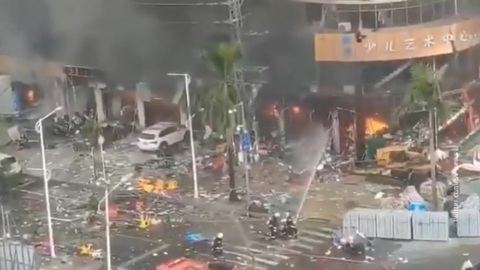 В отеле китайского города Чжухай взорвался газ