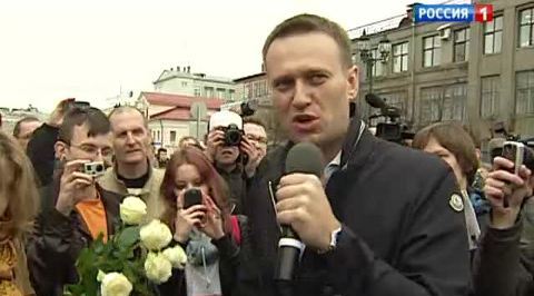 За Навального вступился оппозиционный десант