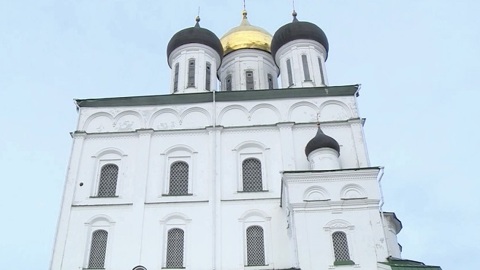 В главном соборе Псковской области археологи нашли неизвестную монументальную живопись
