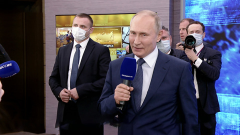 Путин: отношения РФ и США зависят от новой администрации Белого дома (Эфир от 17.12.2020)