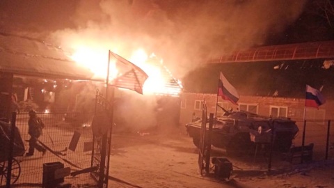 В Иркутске сгорел собачий приют