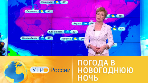 Прогноз погоды на новогоднюю ночь