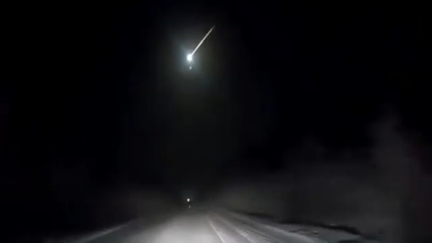 Над Камчаткой взорвался метеорит
