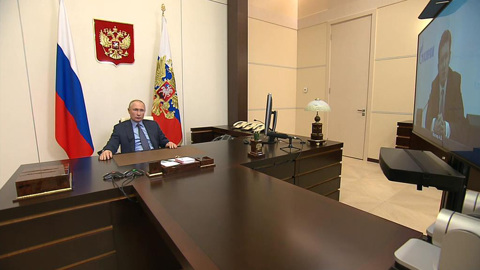 Путин провел встречу с главой компании "Газпром"