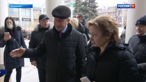 Реконструкцию театра "Шут" в Воронеже проверила замминистра культуры