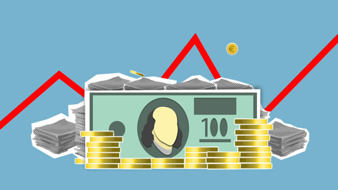 Курс евро опустился ниже 87 рублей