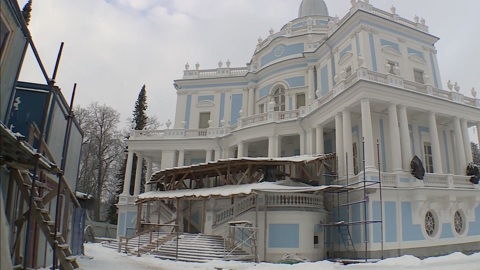 В Ораниенбауме продолжается реставрация павильона Катальной горки