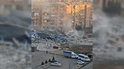 Во Владикавказе произошёл мощный взрыв в супермаркете