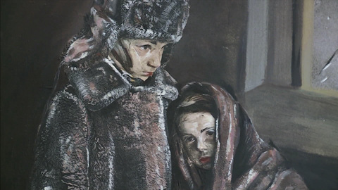 14-летняя художница написала полотно о Блокаде Ленинграда