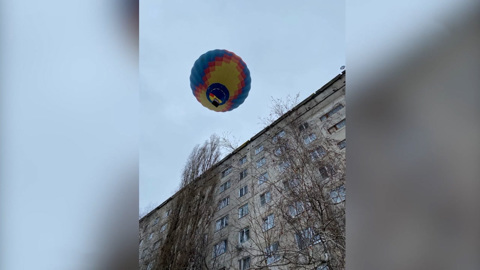 Воздушный шар вновь появился в небе над Тамбовом