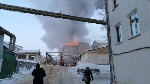 Пожар в производственном здании в Коврове локализован