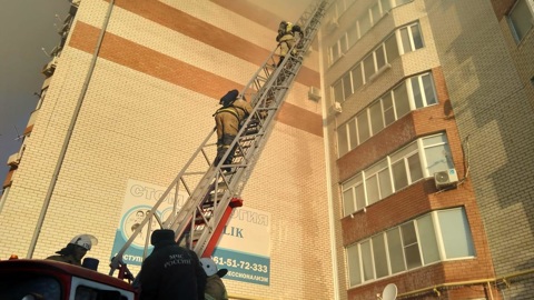 Пожар в многоэтажном доме в Анапе локализован