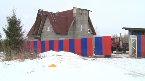 В Тверской области построили дом из опилок